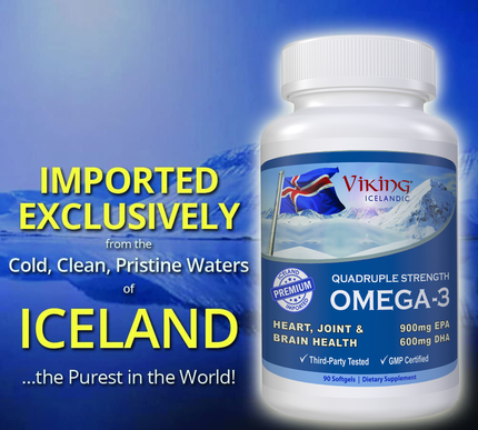 Viking Icelandic Quadruple Strength Omega-3