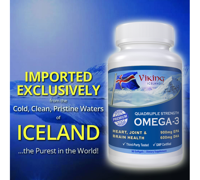 Viking Icelandic Quadruple Strength Omega-3