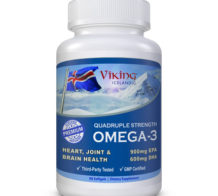 Viking Icelandic Quadruple Strength Omega-3