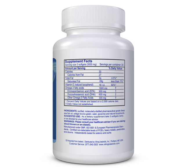 Viking Icelandic Quadruple Strength Omega-3
