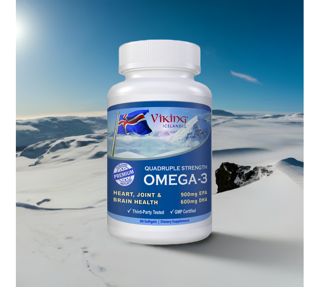 Viking Icelandic Quadruple Strength Omega-3