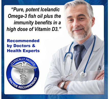 Viking Icelandic Omega-3 Plus Vitamin D3 Lemon Flavor